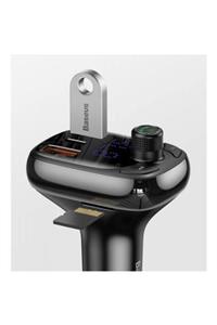 Baseus Orjinal 5a Araç Şarjı 36w Qc 4 Bluetooth Araç Kiti Bluetooth Fm Transmitter Araç Müzik Kit