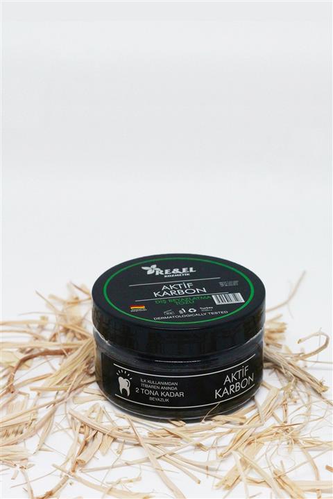 Reel Kozmetik Reel Aktif Karbon Diş Beyazlatma Tozu 100gr