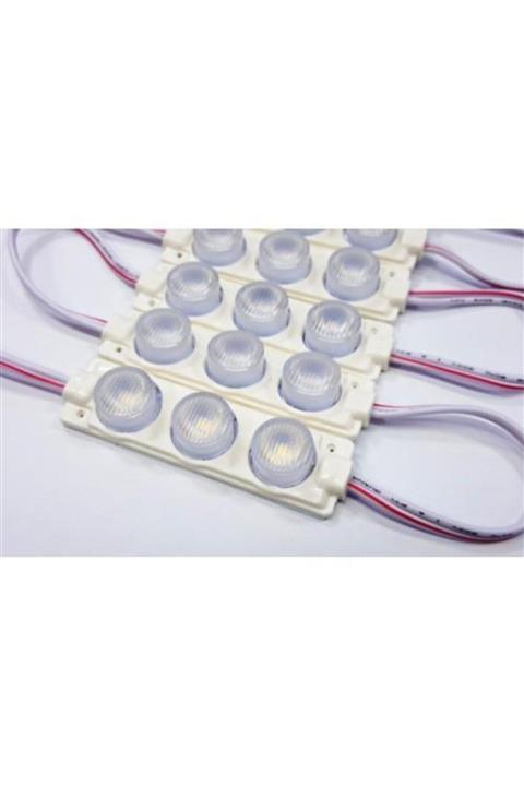 LEDX Modül Led Beyaz 3'lü Modül Plus Büyük Lensli 20 Adet