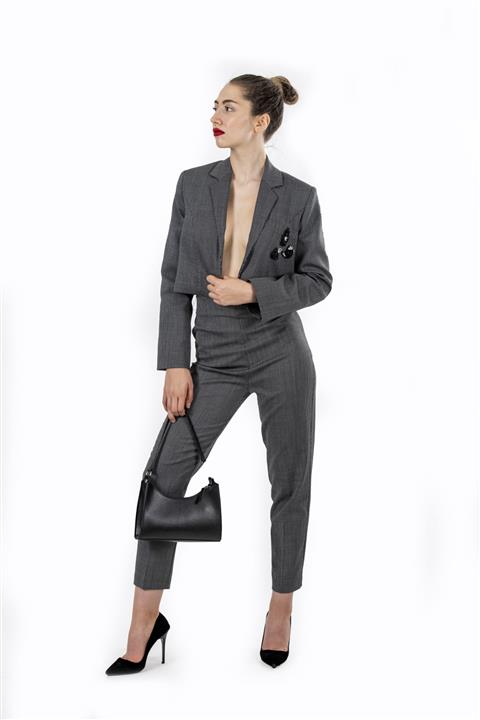 Zeynep Kaya Kadın Siyah Takım Elbise