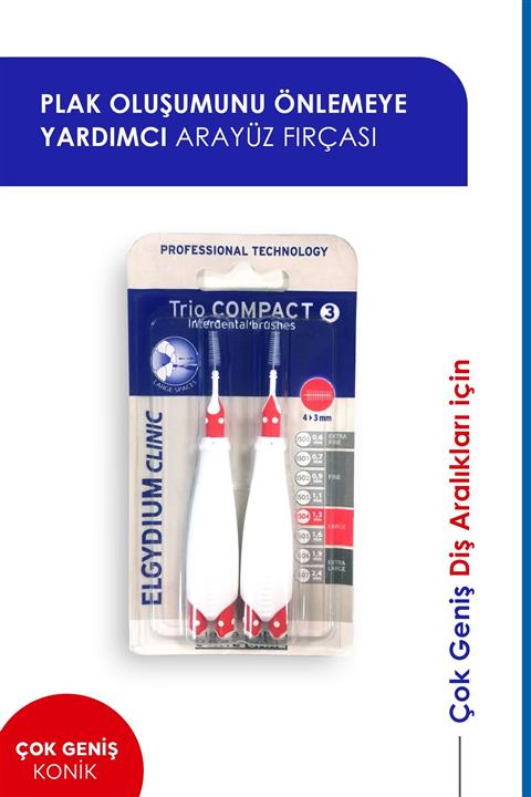 Oral Care Elgydium Clinic Triocompact Large Geniş Diş Arayüz Fıçası