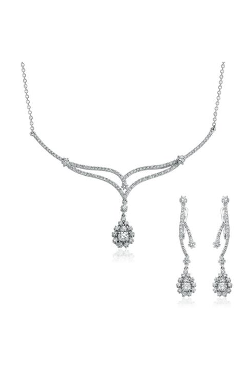 Barok Diamond Pırlanta Set 1.78 Ct. G Vs 18k