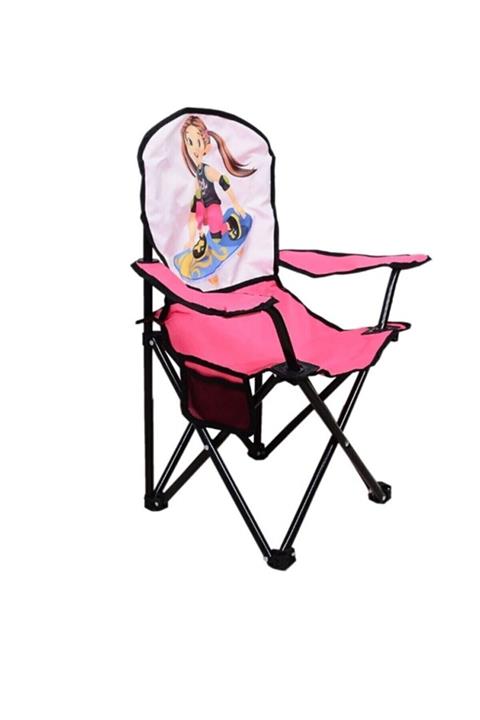bayeren Çocuk Kamp Sandalyesi Kız Desenli