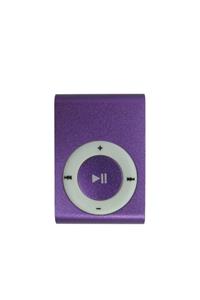 BLUE İNTER Mor Mini Mp3 Çalar 8 gb Hafıza Kartı+Kulaklık Seti