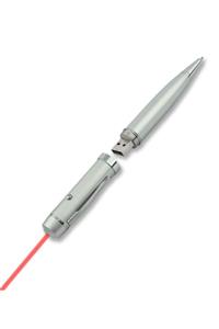 SEDEF SİLVER Pen11 Lazer Pointer Sunum Kalem Usb Bellek Usb 2.0 32gb Kalem