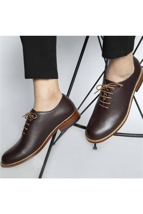 1952 Concept Kahverengi Deri Oxford