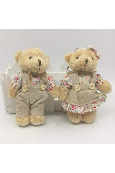 SUS GİFT 12 cm Sevimli Elbiseli Kız-erkek Ayıcık