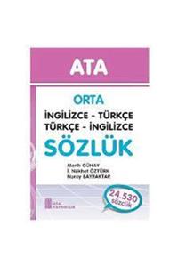 Ata Yayıncılık Ata Orta Ingilizce - Türkçe, Türkçe - Ingilizce Sözlük (karton Kapaklı)