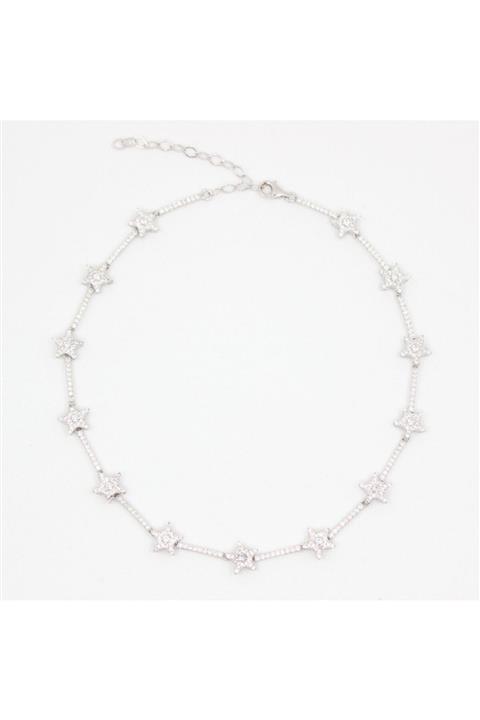 Zelda Silver Gümüş Yıldız Choker