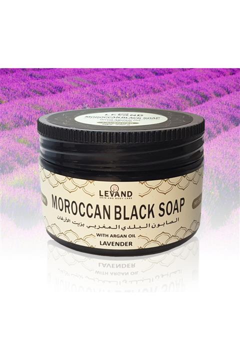 Levand Fas Siyah Sabunu Lavanta/beldi/jel Peeling Sabunu 230g
