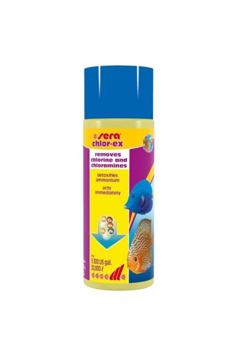 SERA Chlor Ex Klor Giderici Akvaryum Su Düzenleyici 500ml