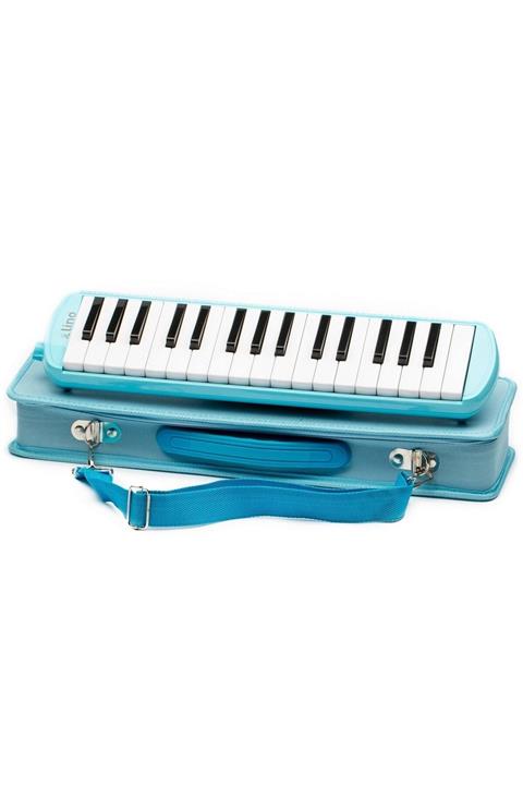 Lino 32 Tuşlu Melodika Çantalı Pastel Mavi