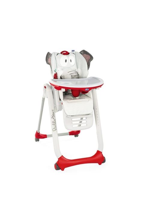 Chicco Polly 2 Start Mama Sandalyesi Kırmızı Fil