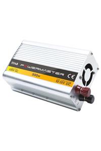 Powermaster Pm-11148 12 Volt 500 Watt Modıfıed Sınus Inverter (10-15v Arası-220v Ac)