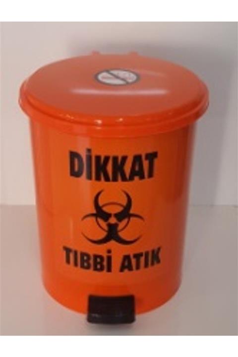 Şenyayla Plastik Tıbbi Atık Kovası 25 Lt Pedallı