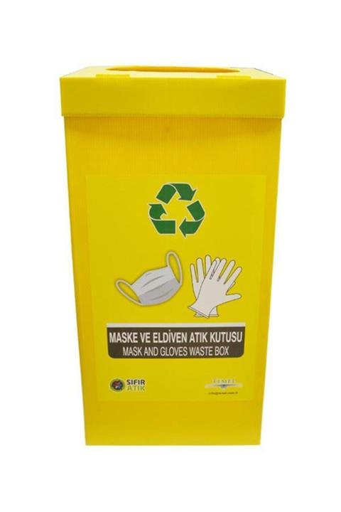 ÖZKAN Eldiven Ve Maske Atık Kutusu Geri Dönüşüm Kutusu