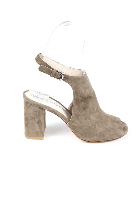 CANES AYAKKABI Kadın Yeşil Oliv Süet Ayakkabı