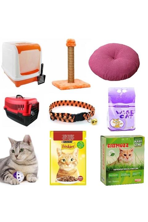 CatMozz Plus Kedi Başlangıç 10 Parça Bakım Seti