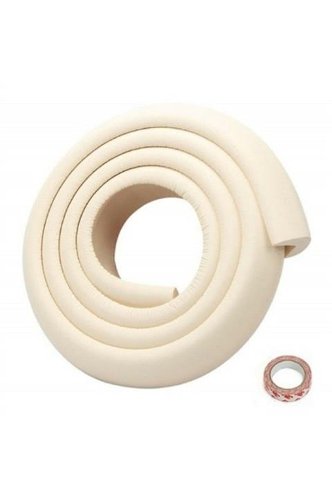 indirimhareketi 2 Metre Sarmal Krem Masa Kenar Koruyucu