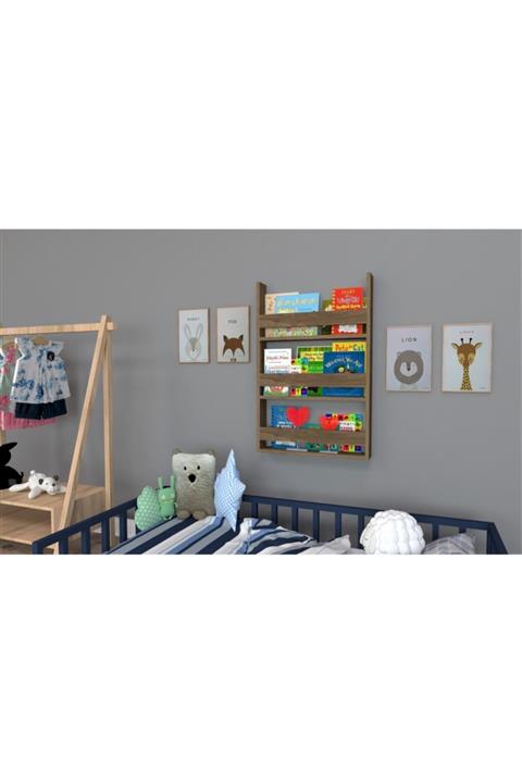 DECOMECH Santa Montessori Çocuk Odası Kitaplık