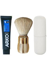 ARKO Traş Kremi Gold Tıraş Fırçası Özel Kutulu Set 713687