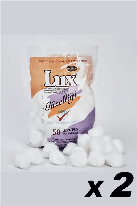 LUX Lüx Top Makyaj Pamuğu 50'li ''2 Paket''