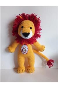 OYUNCAKPARK Galatasaraylı Fanatik Aslan Amigurumi Organik Oyuncak