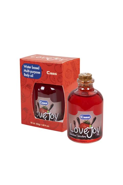 Cabs Lovejoy Çilek ve Çikolata Aromalı Masaj Yağı 50 ml Cam Şişe