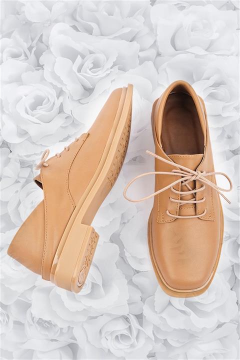 milja Kadın Oxford Ayakkabı Camel