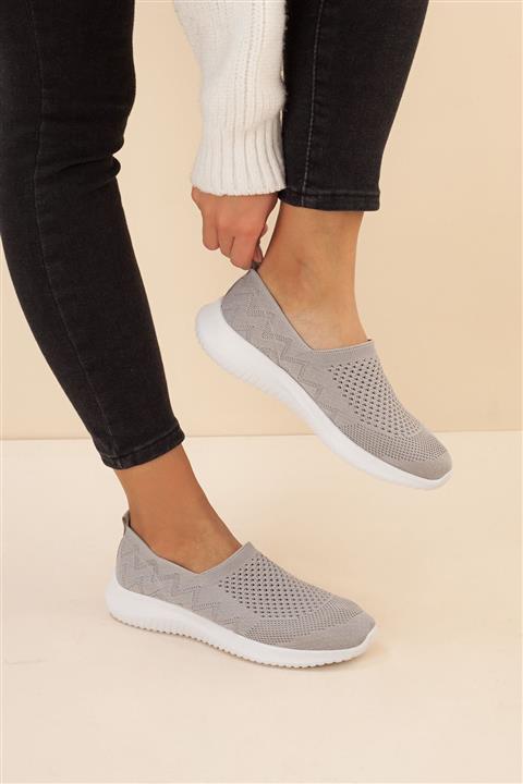 Adım Adım Kadın Gri Bez Ayakkabı • A212ystn0002