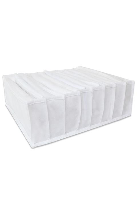 Rek Home Beyaz 8 Gözlü Çekmece Ve Dolap Içi Akordiyon Organizer Large