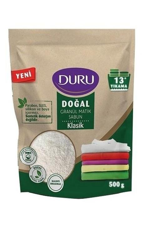 Duru Doğal Granül Matik Sabun Klasik 13 Yıkama 500 gr
