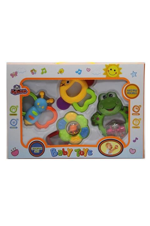 Vardem Hayvan Figürlü Çıngırak 4 Parça