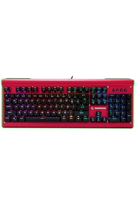 Everest Rampage Kb-r19 Manly Usb Rgb Q Mekanik Gaming Klavye