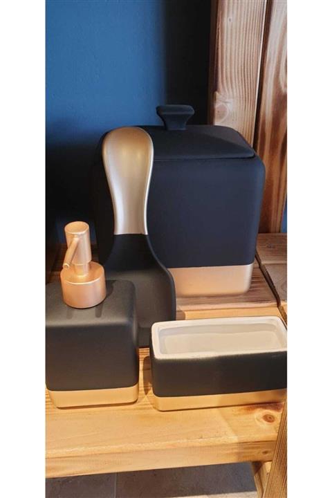 Acar Plus Acr Seramik 4 Lü Lacivert Mutfak Seti