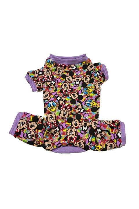 PATİZLAND Minnie Lila Kalın Kışlık Kedi Köpek Tulumu