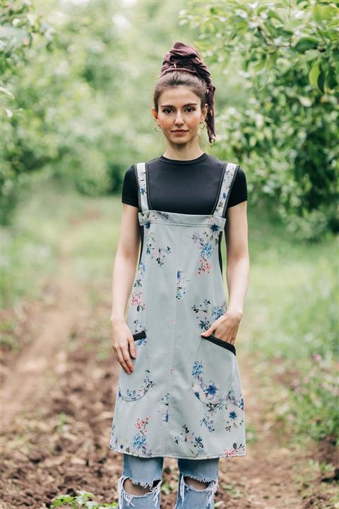 CLUE Jasmine Önlük - Bahçe Hobi Mutfak Resim Boyama Chef Sanat Önlüğü