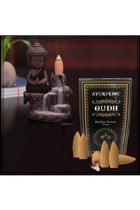 iyibifikir Ayurvedic Backflow Geri Akışlı Şelale Tütsü Konileri Oudh Ağacı Aromalı 10 Adet Koku