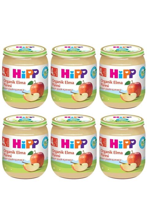 Hipp Organik Elma Püresi 125gr X6 Adet