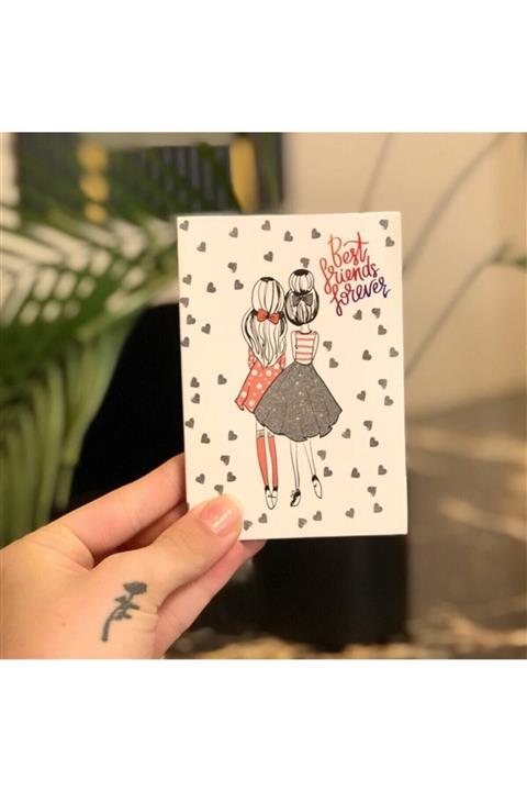 Dressy Home Best Friends Forever Tasarımlı Mini Albüm - Fotoğraf Albümü