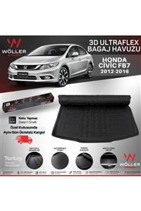 wöller Honda Civic Fb7 Bagaj Havuzu 2012 2016 Arası 3d Ultraflex Esnek