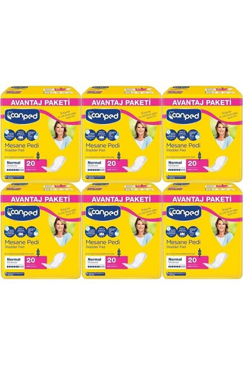 Canped Avantaj Paket Klasik M-orta Boy Normal 120 Adet Mesane Pedi