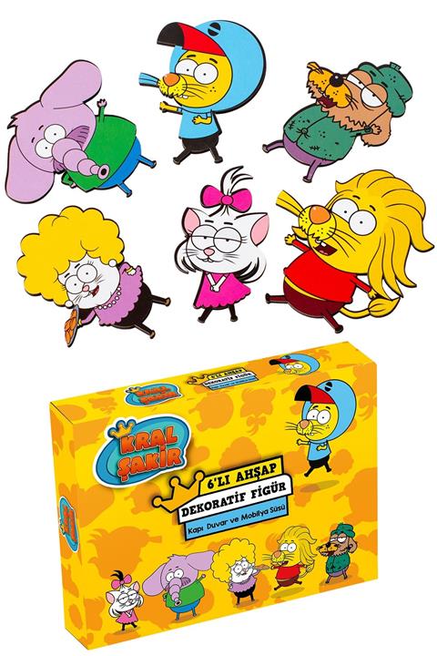 Kral Şakir Ahşap Figür Oyuncak