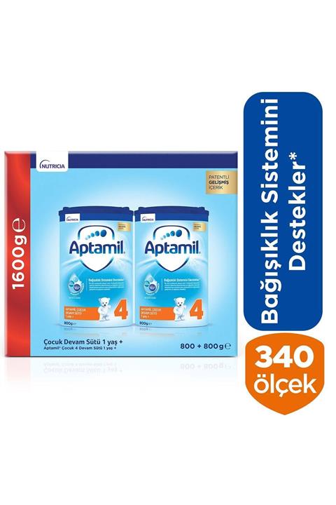Aptamil 4 Çocuk Devam Sütü Mega Paket 2x800 g 1 Yaş+