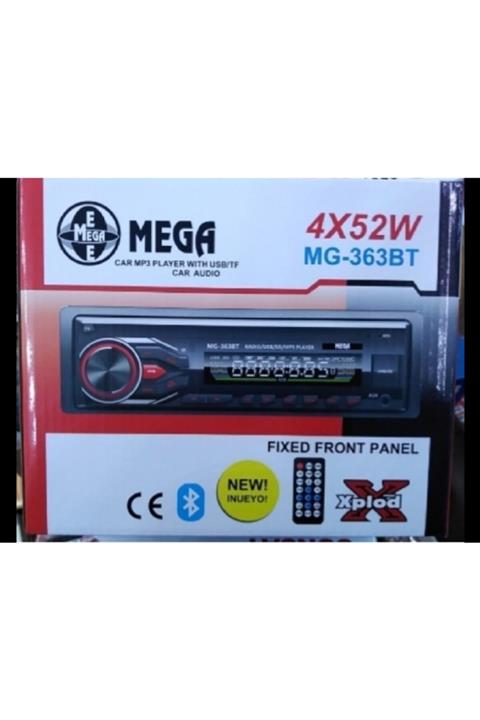 MEGA Araba Teyp 4×52w Mg-363bt Car Audıo