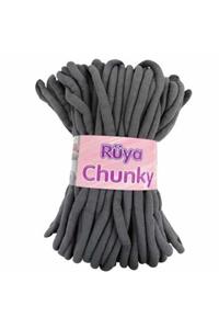 orhanucuzluk Chunky Dev Örgü Sosis Ipi Koyu Gri ( 1 Kg )