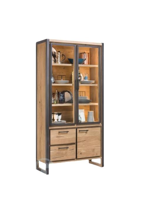 MACart Designo Cam Kapaklı Masif Kitaplık
