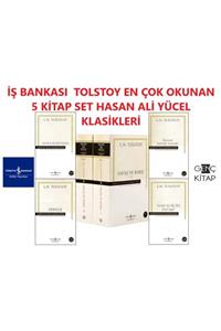 İş Bankası Kültür Yayınları Iş Bankası Tolstoy 5 Kitap Set Hasan Ali Yücel Klasikleri Savaş Ve Barış-anna Karenina-diriliş