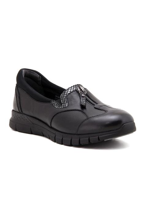Forelli 29444 Anatomik Günlük Kadın Ayakkabı Siyah