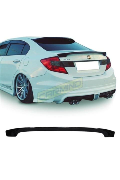 Carmind Honda Civic Fb7 Bagaj Üstü Amerikan Spoiler Piano Black 2012-